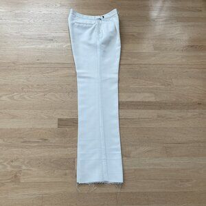 Men's Brand New WhiteTuxedo Pants, Adjustable Waist 33"-35", Unhemmed,